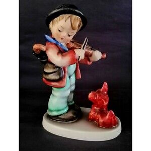 Vintage Goebel Hummel Puppy Love Boy & Dog #1 Figurine West Germany Original Box